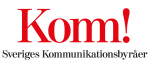 Vi är medlem i KOMM, Sveriges Kommunikationsbyråer.