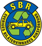 SBR Sveriges Bilåtervinnares Riksförbund Service  AB logo