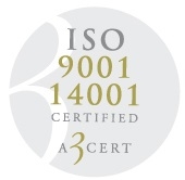 ISO 9001 & ISO 140001 Certifierade