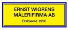 Ernst Wigrens Måleri Aktiebolag logo