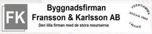 Byggnadsfirman Fransson & Karlsson Aktiebolag logo