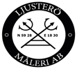 LJUSTERÖ MÅLERI AB logo