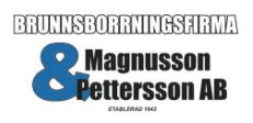 Magnussons och Petterssons Brunnsborrningsfirma   Aktiebolag logo