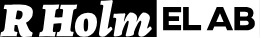 R Holm EL AB logo